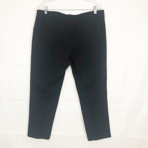Worthington High-Rise Black Ankle Pants Size 12 Career Workwear Casual - Picture 6 of 11